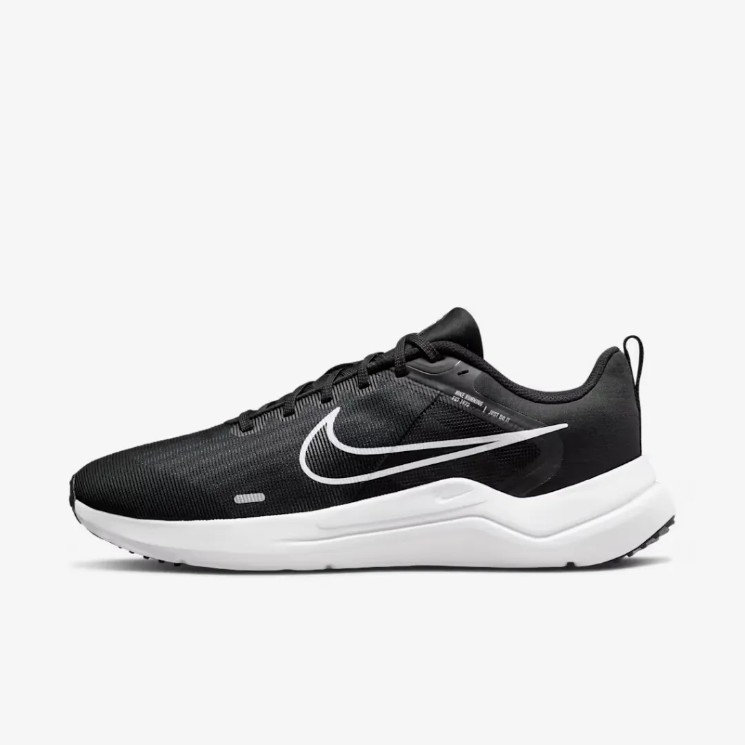 NIKE DOWNSHIFTER 12 BLACK WHITE