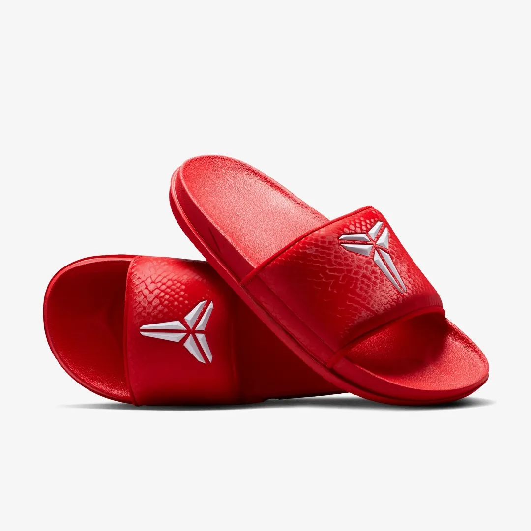 NIKE KOBE OFFCOURT SLIDES UNIVERSITY RED