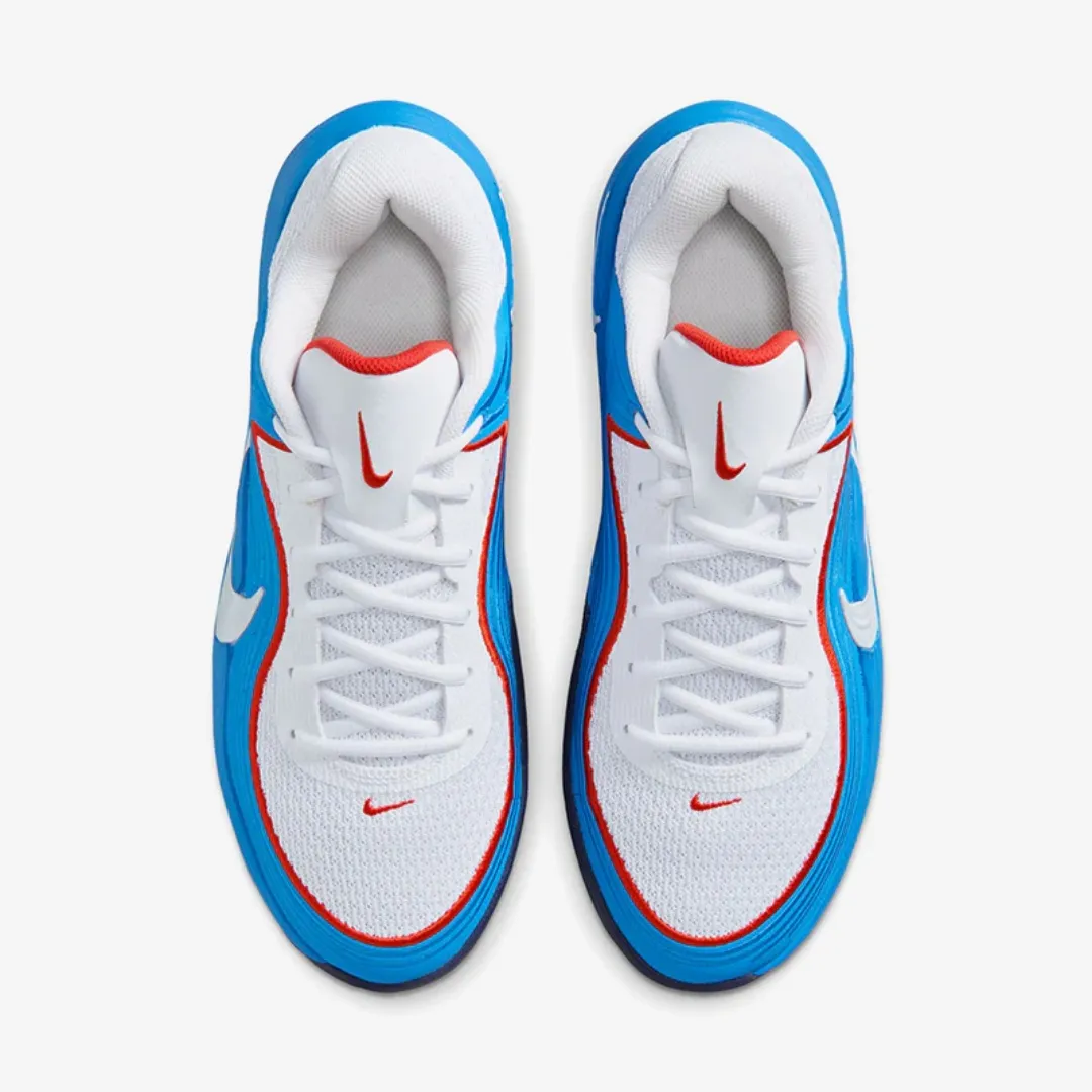 NIKE PRECISION 8 LOW LIGHT PHOTO BLUE WHITE