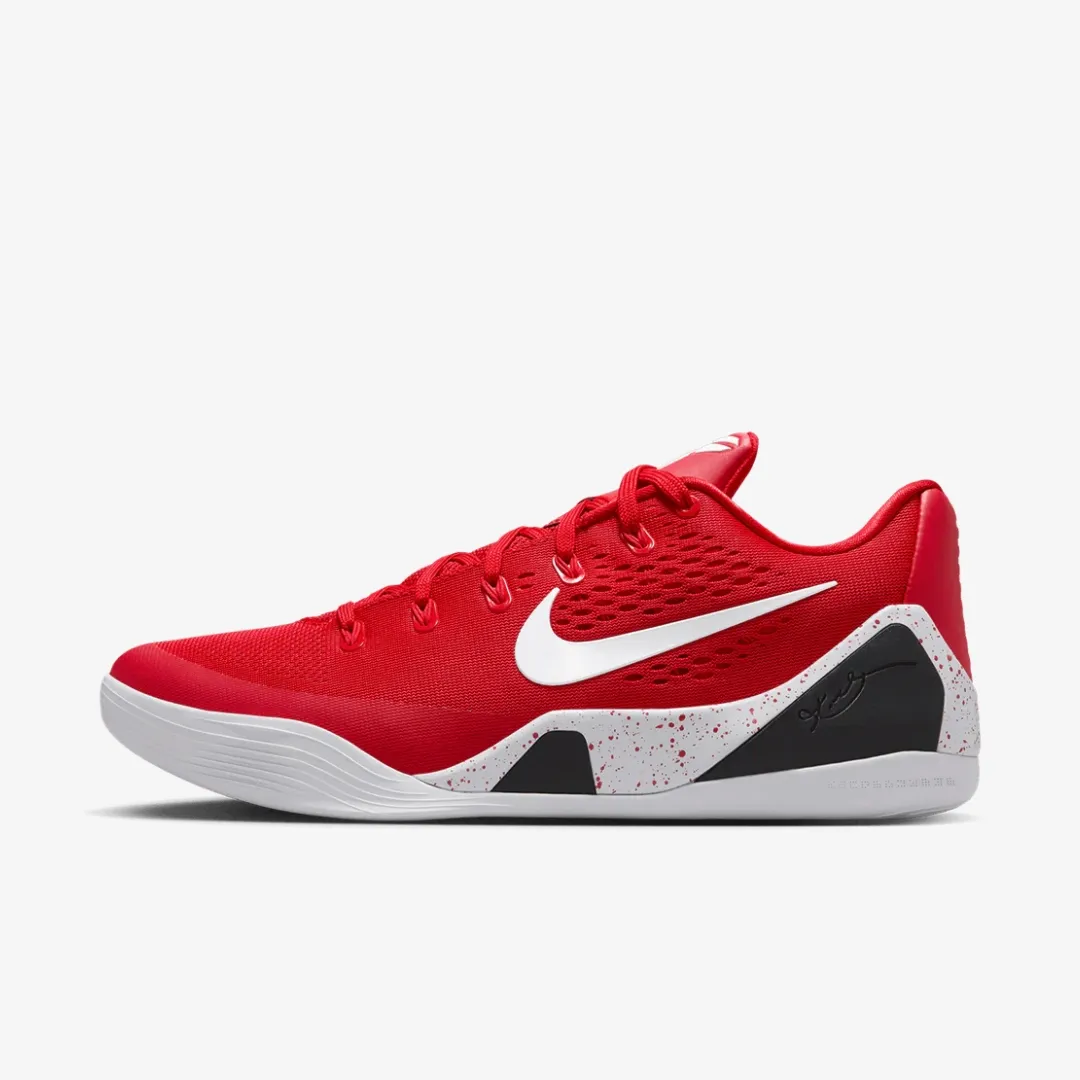 NIKE KOBE 9 LOW EM PROTRO UNIVERSITY RED