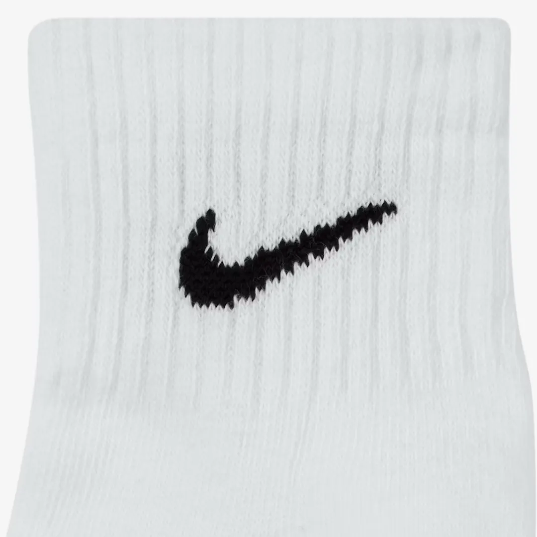 NIKE EVERYDAY CUSHIONED TRAINING ANKLE SOCKS (3 PAIRS) WHITE